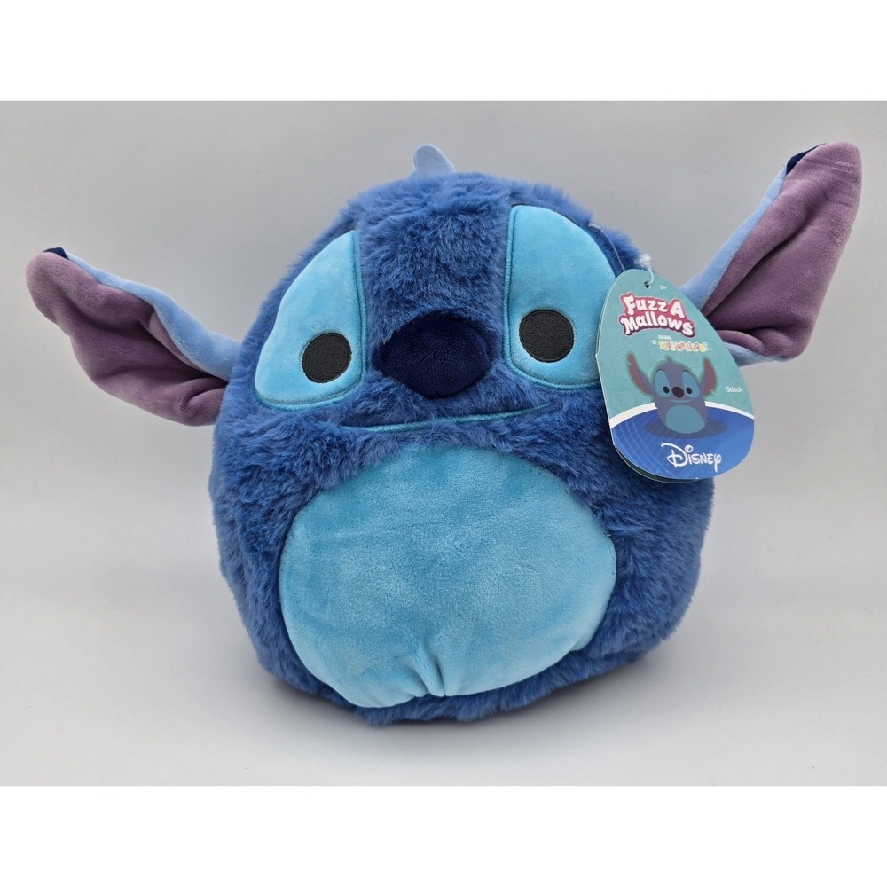 Squishmallow‎ Fuzz-A-Mallow Disney Stitch Plush Soft Toy New Collectible